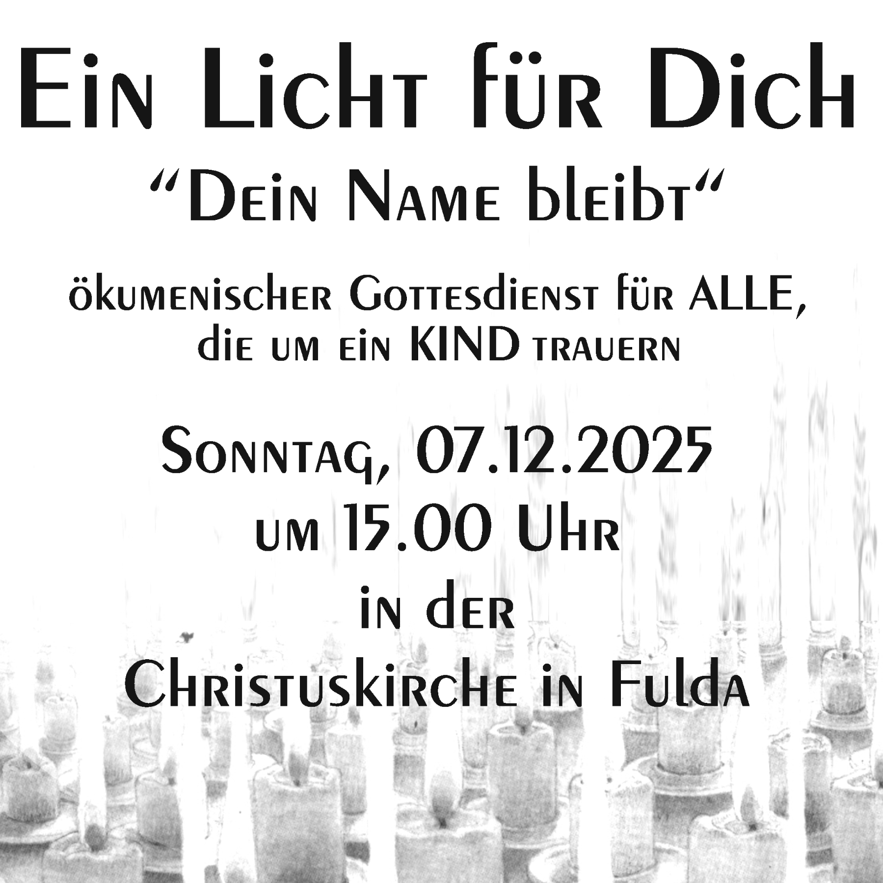 Trauergottesdienst 2025