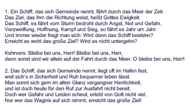 Familiengottesdienst: Boot