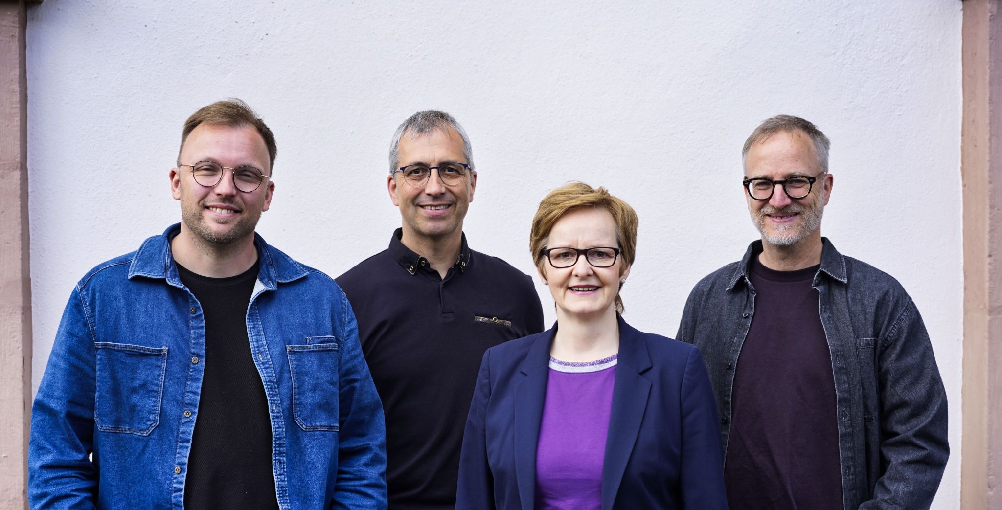 Bild: privat; Das Team der Pastoralen Innovation Simone Twents, Torsten Huith, Dr. Björn Hirsch und Thomas Bretz.