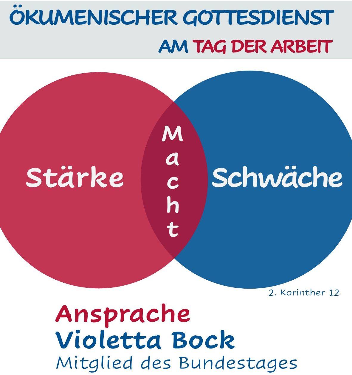 Predigt von Violetta Bock, MdB, zum Nachlesen