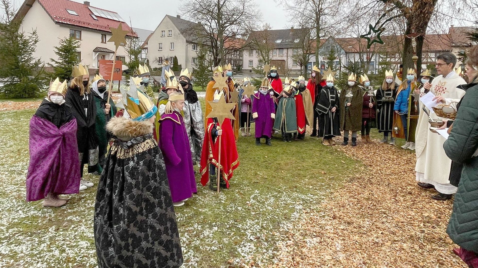 Aussendung der Sternsinger 