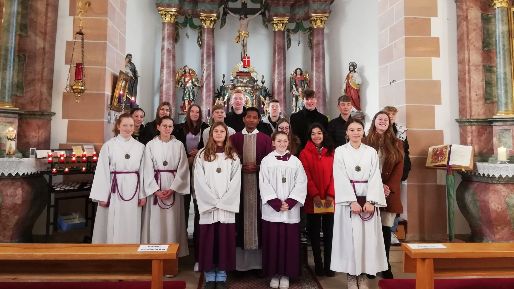 Verabschiedung Messdiener Ufhausen