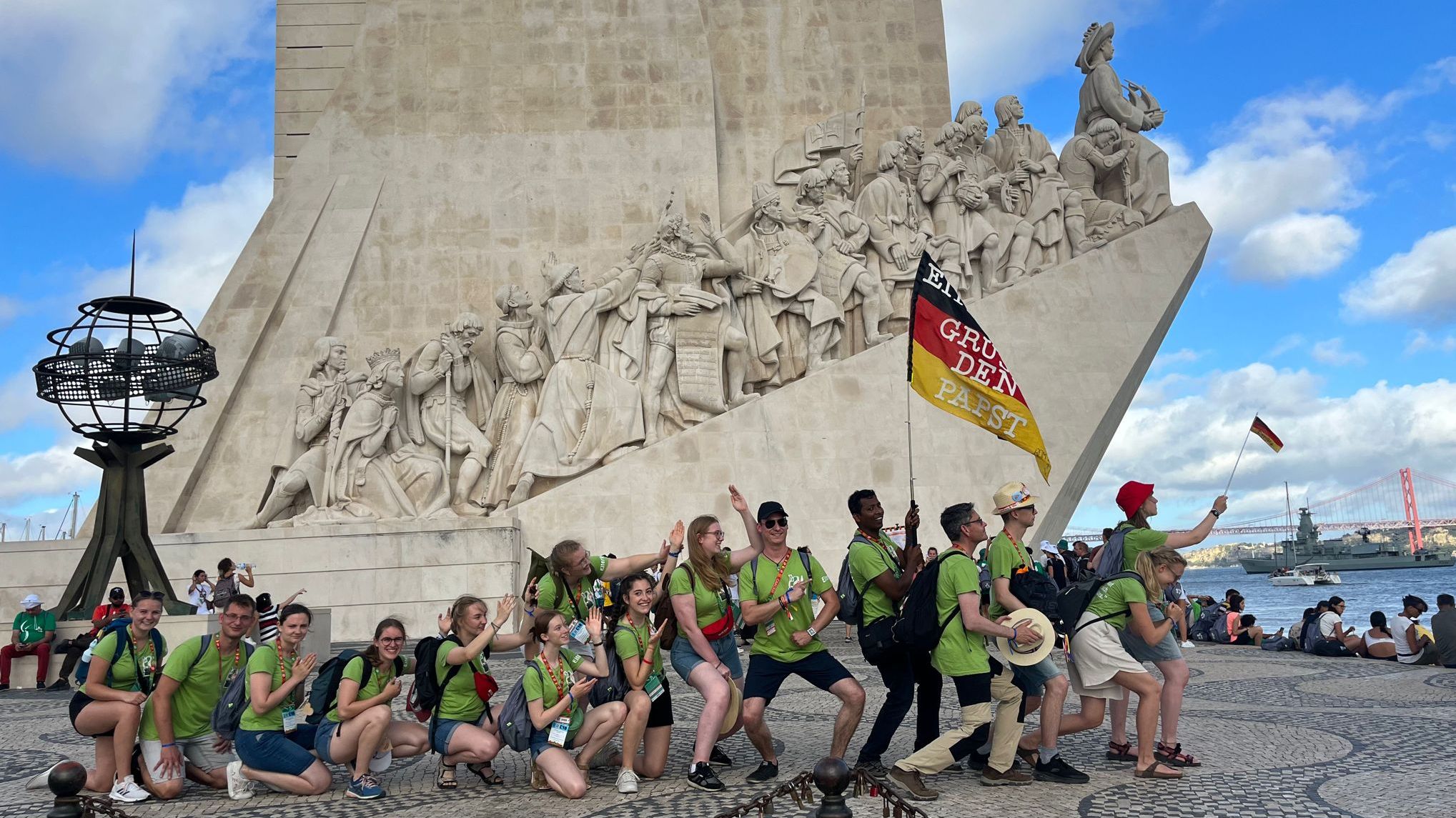 Gruppe aus Pastoralverbund beim WJT