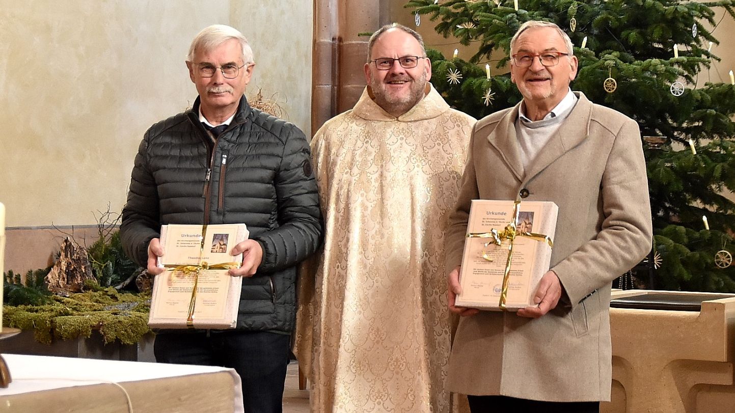 Theo Lenz und Winfried Möller verabschiedet