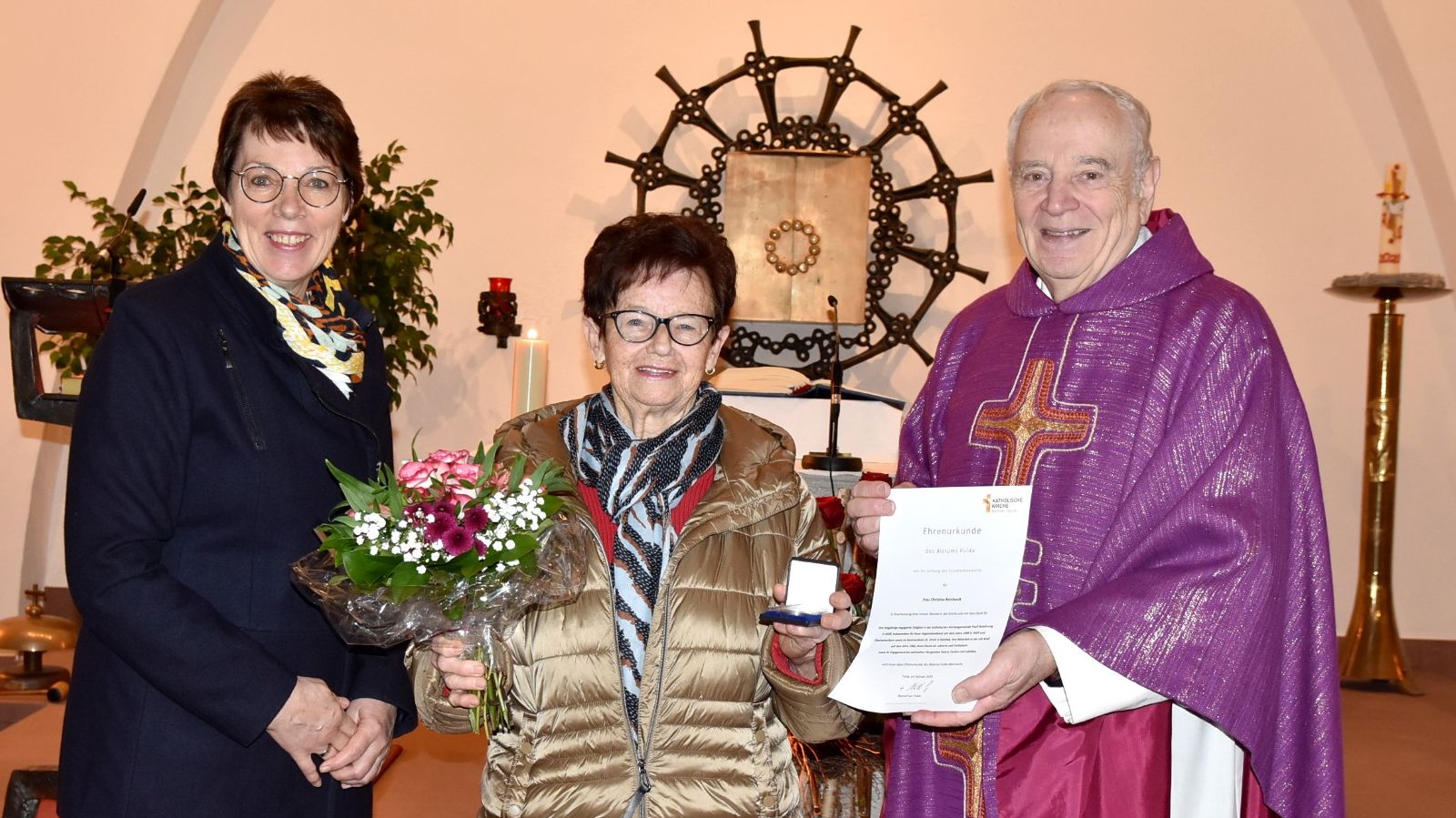Elisabeth-Medaille für Christa Reinhardt