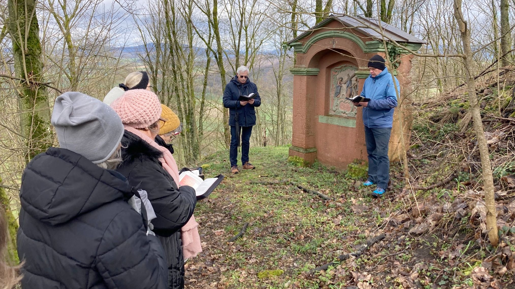Palmsonntag - Kreuzweg am Gehilfersberg