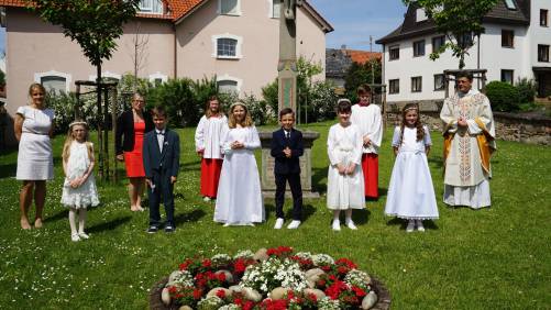 Erstkommunionkinder Eiterfeld 06.06.2021