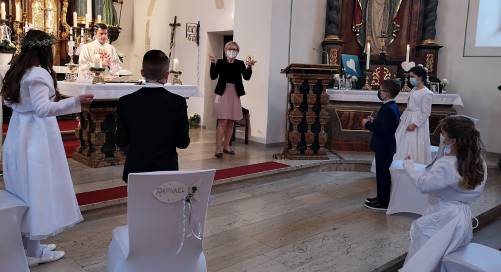 Erstkommunionkinder Großentaft