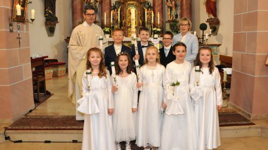 Erstkommunionkinder Ufhausen 