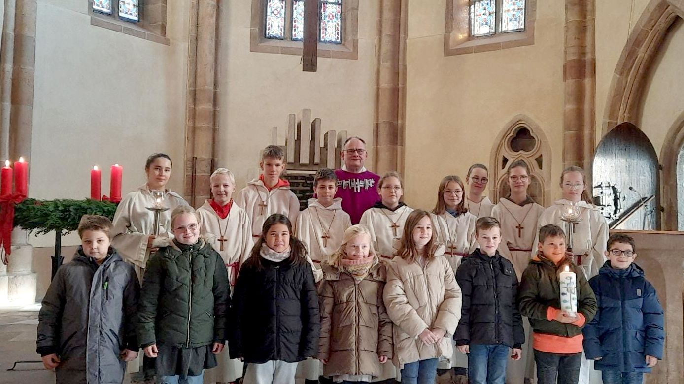 Vorstellung Kommunionkinder Rasdorf