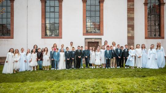 Erstkommunionkinder Eiterfeld