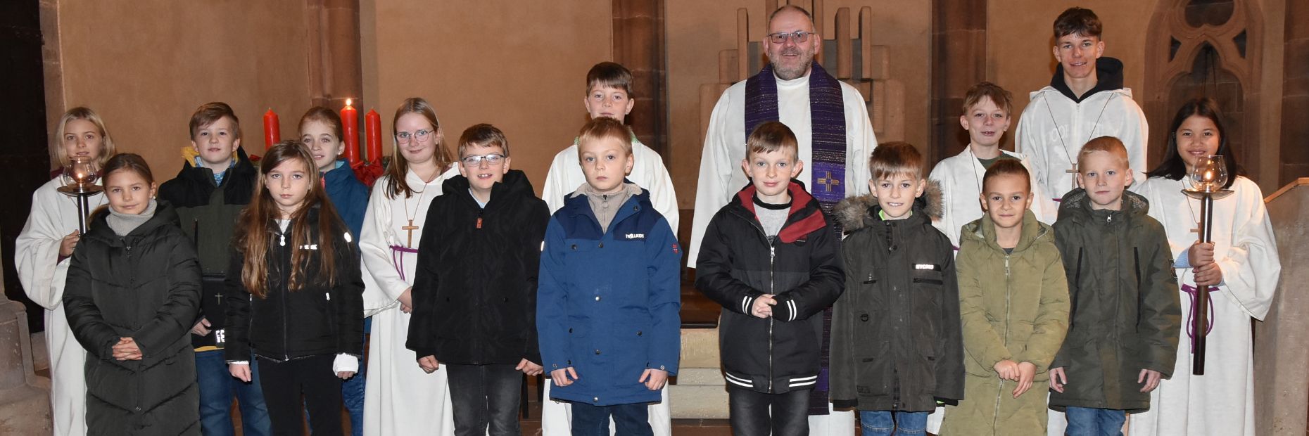 Vorstellung der Kommunionkinder Rasdorf