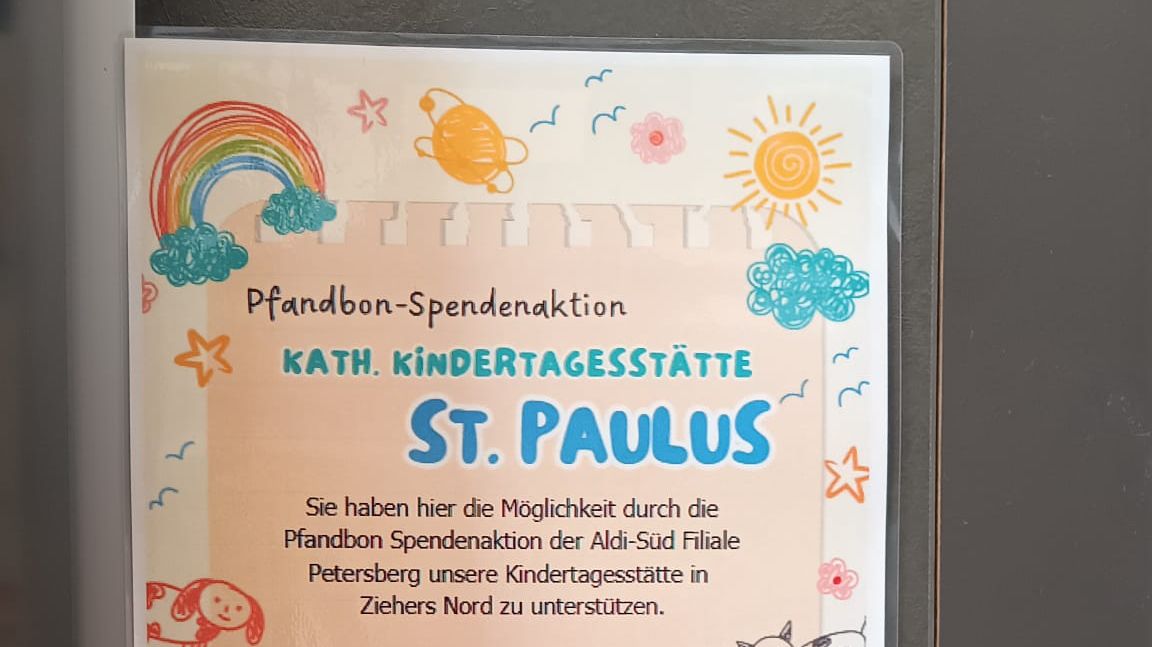 Pfandbon Spendenaktion