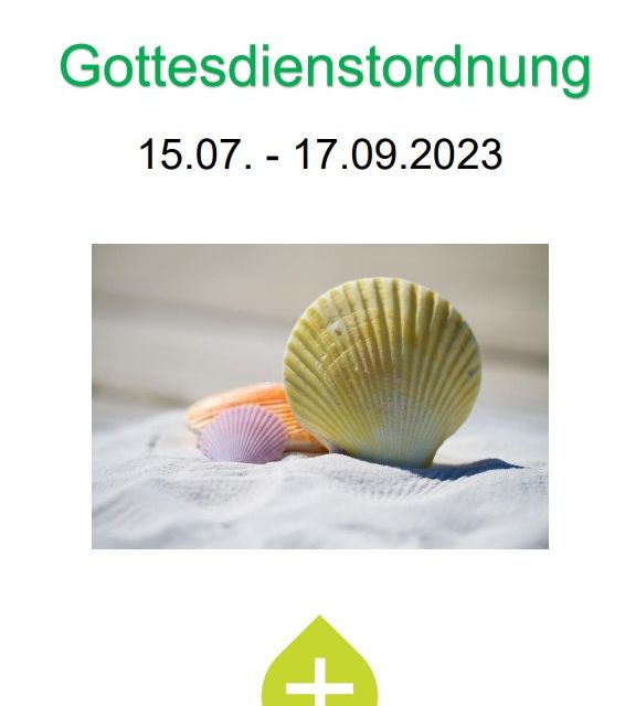 Gottesdienstordnung